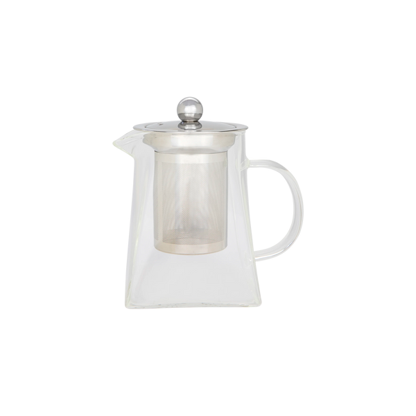 Square Glass Tea Pot 400ml - 2 Cups