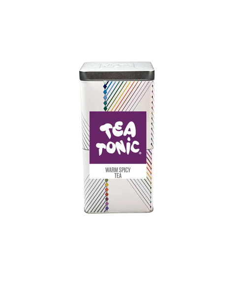 TALL TIN WARM SPICY TEA - 50 TEABAGS